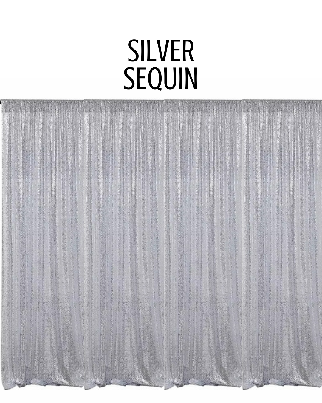 Silver Sequin Backdrop